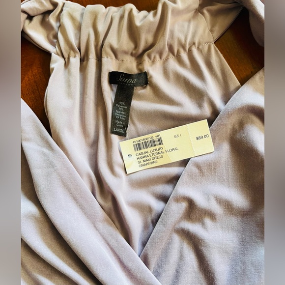 SOMA women’s maxi dress light purple colour size L - Picture 6 of 7